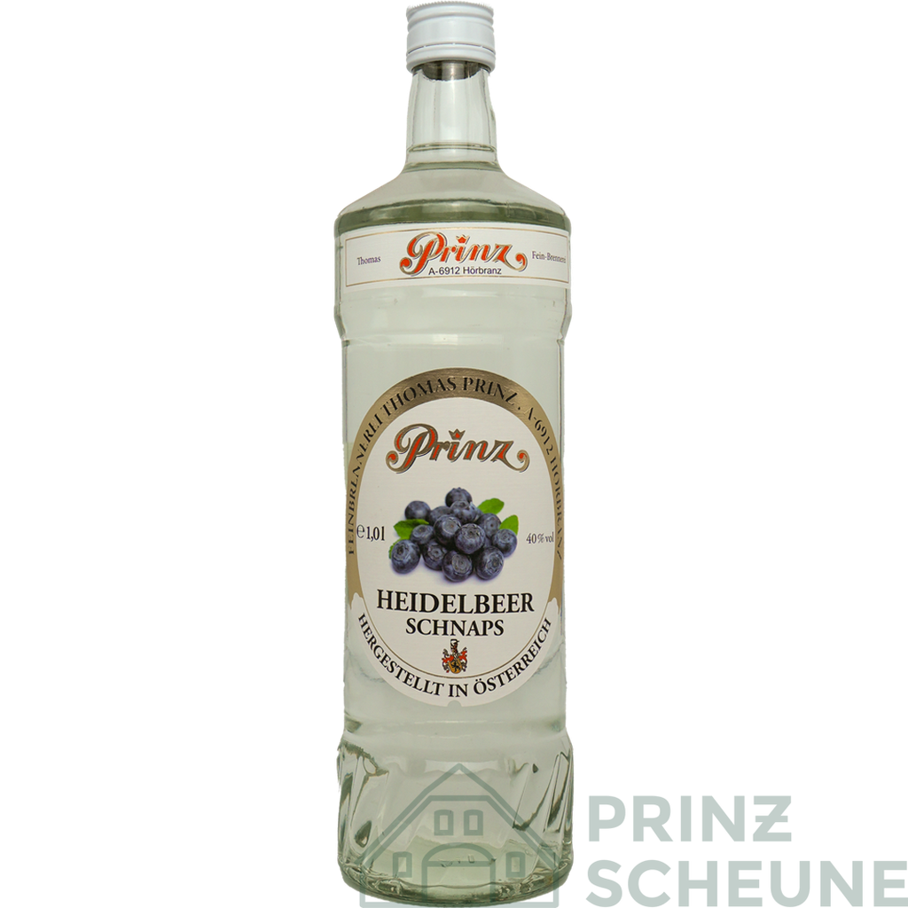 [3.09.01.00] Heidelbeer Schnaps 40% Vol (1,0 Liter)