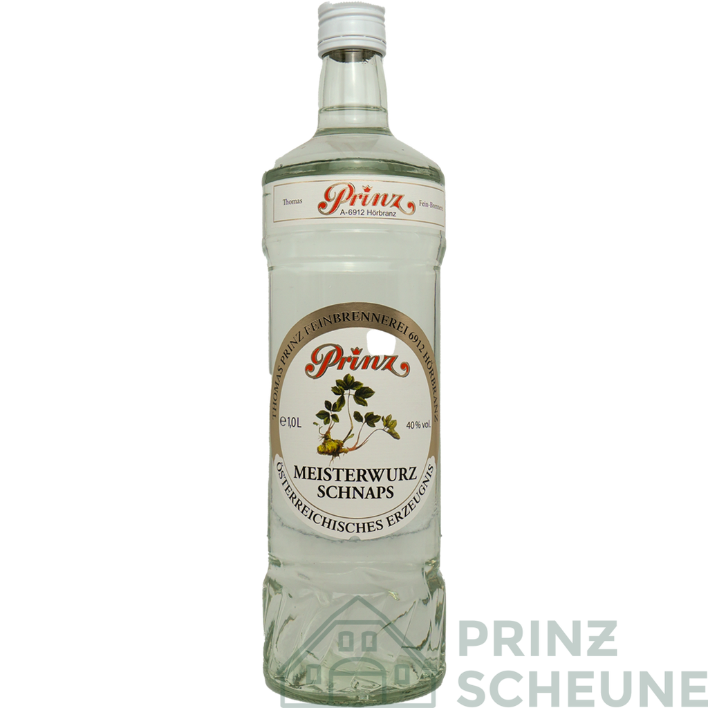 [3.16.01.00] Meisterwurz Schnaps 40% Vol (1,0 Liter)