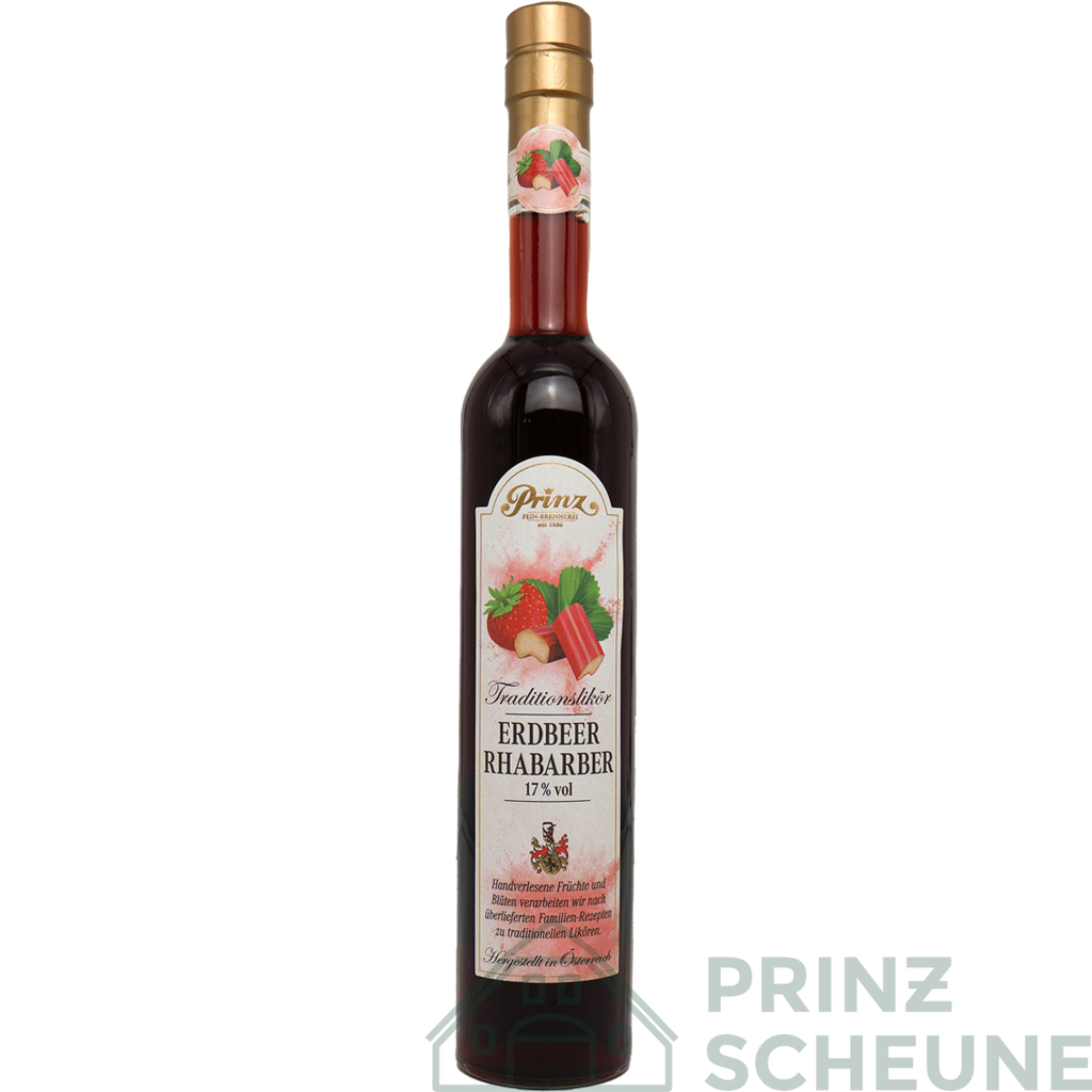 Erdbeer-Rhabarber Likör 17% Vol