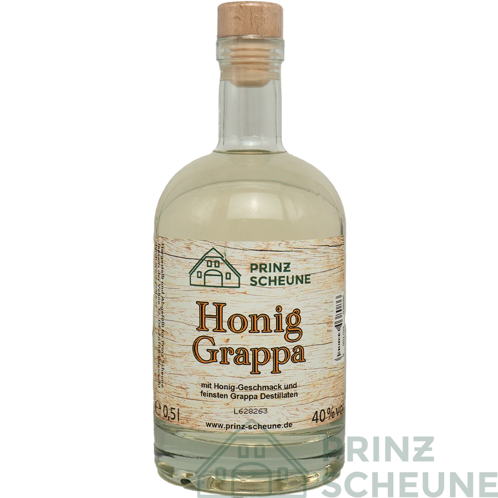 [40.01.00.50] Honig Grappa 40% Vol (0,5 Liter Nocturne)