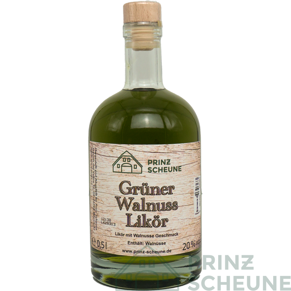 [40.04.00.50] Grüner Walnuss-Likör 20% Vol (0,5 Liter Nocturne)