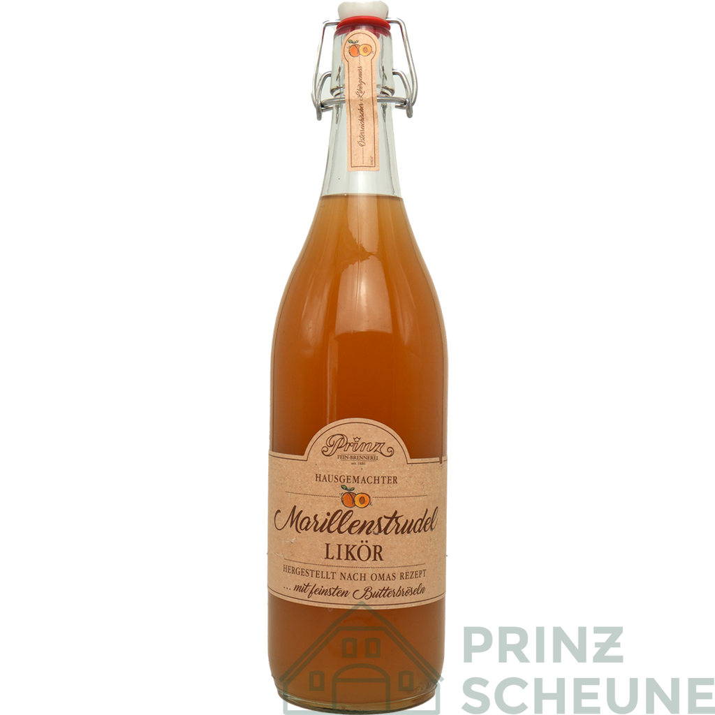 [6.10.01.00] Marillenstrudel Likör 16% Vol (1,0 Liter)
