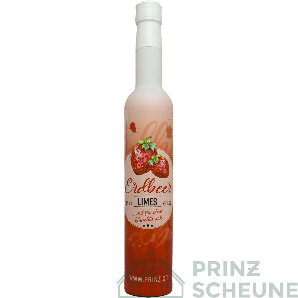 [8.04.00.50] Erdbeer Limes 16% Vol (0,5 Liter)