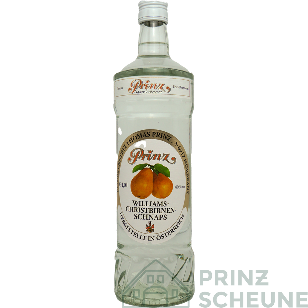 [3.03.01.00] Williams-Christbirnen Schnaps 40% Vol (1,0 Liter)