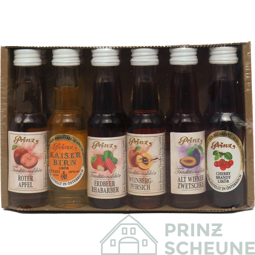 Prinz Scheune Nr. 4  "Wild- u. Frucht Liköre" 12er Paket