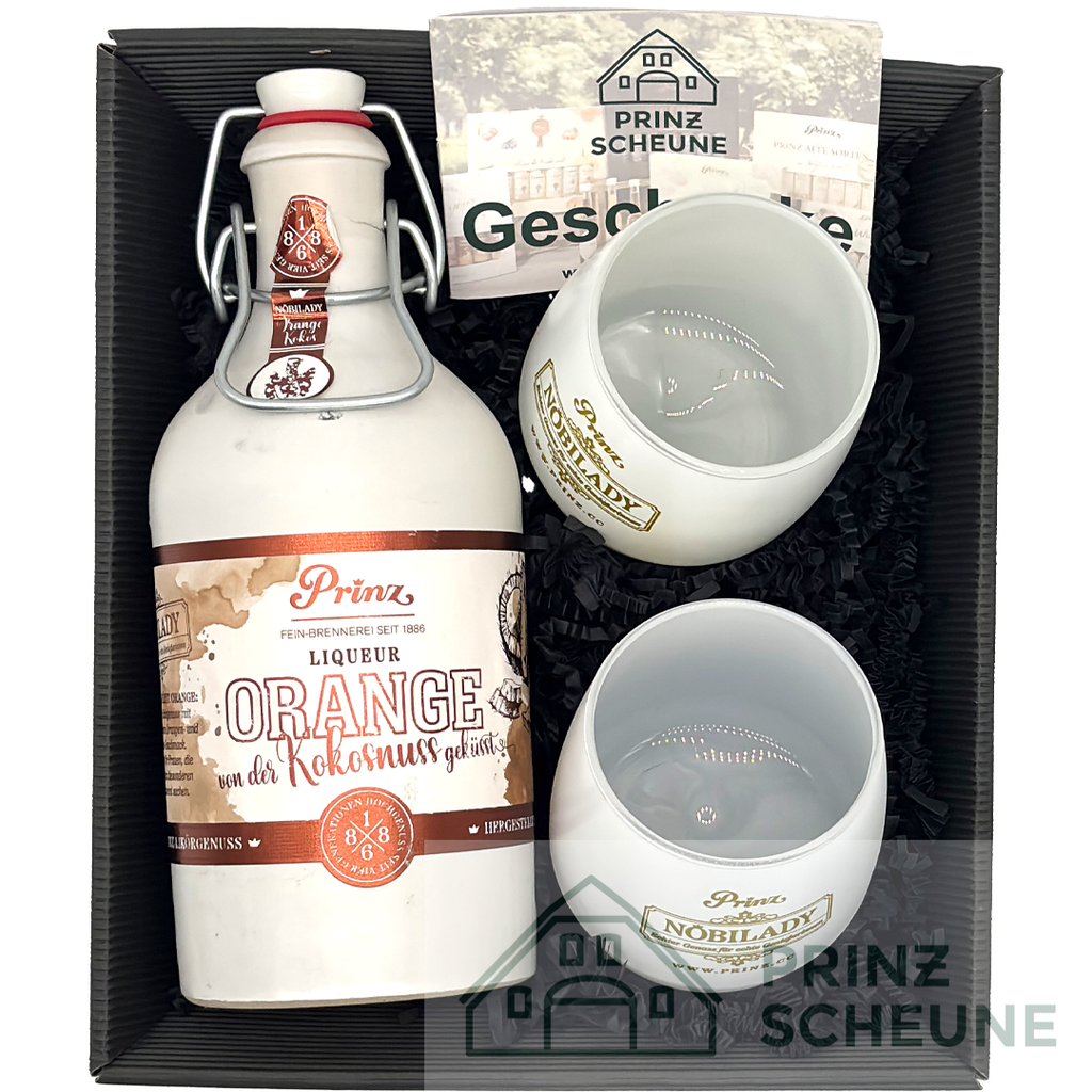 Prinz Scheune Geschenk Nr. 5.6 "Nobilady Orange-Kokos - Box"