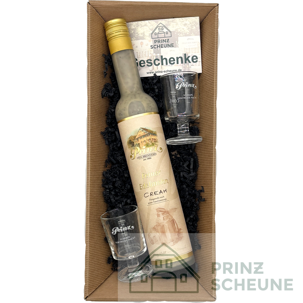Prinz Scheune Geschenk Nr. 9.6 "Edel-Mohn Cream - Box"