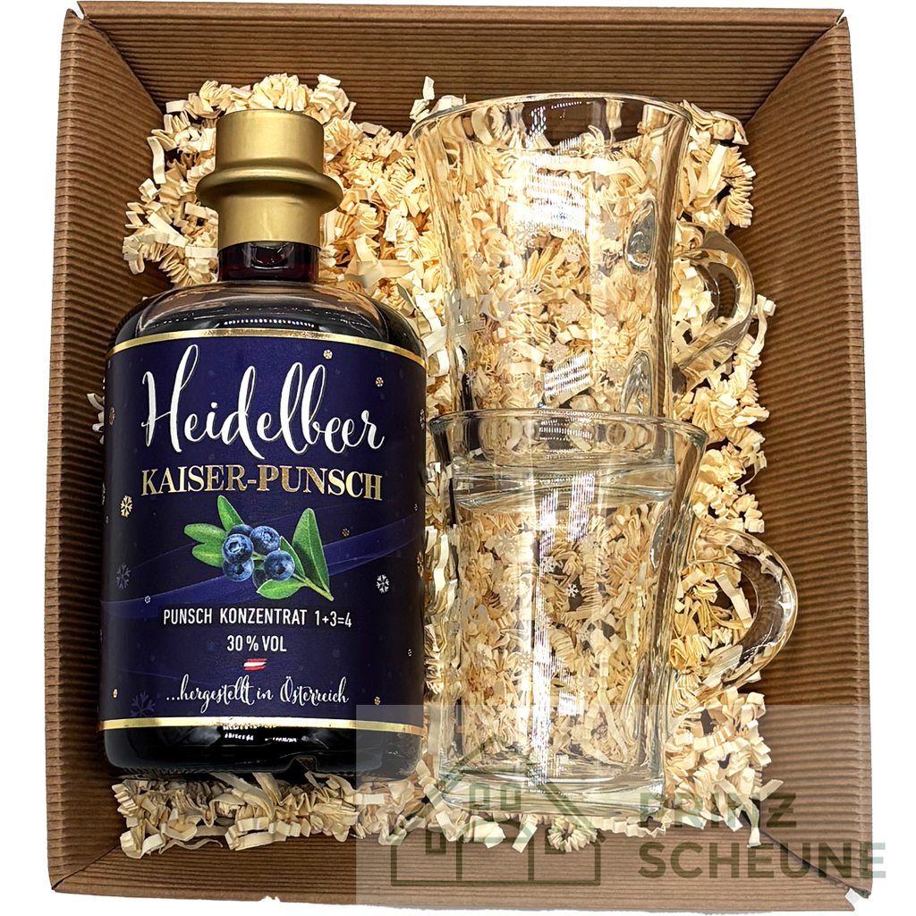 Prinz Scheune Geschenk Nr. 12.3 "Heidelbeer Kaiser Punsch - Box"