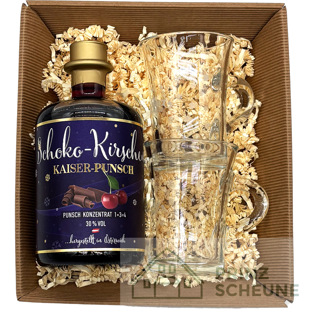 Prinz Scheune Geschenk Nr. 12.5 "Schoko-Kirsch Kaiser Punsch - Box"