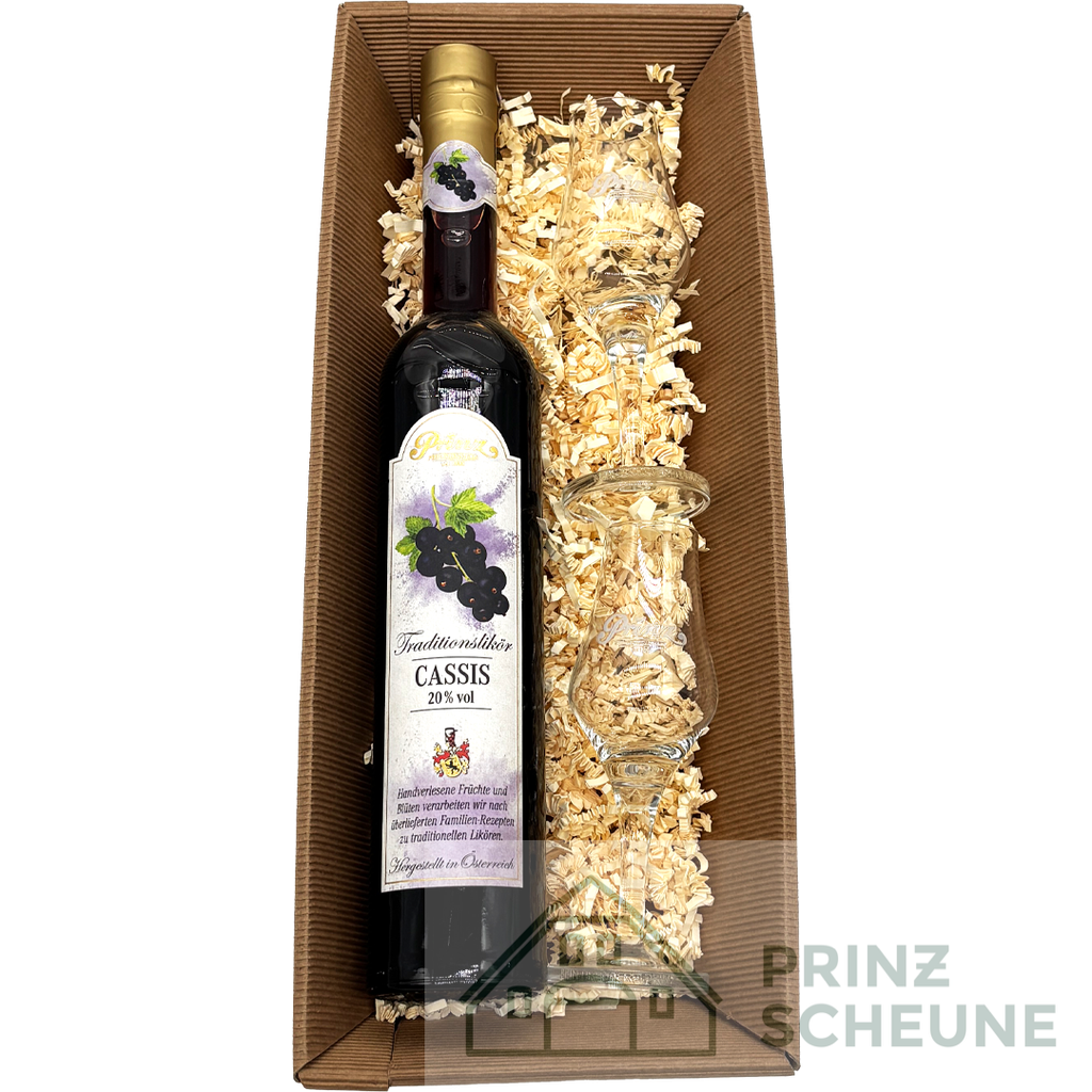 [50.81.00.50] Prinz Scheune Geschenk Nr. 14.2 "Cassis Likör - Box"