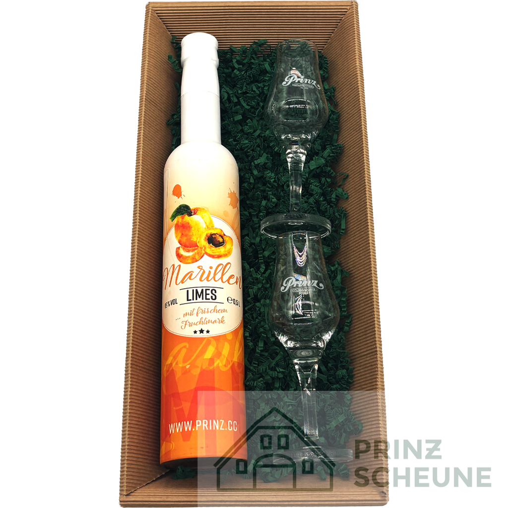 Prinz Scheune Geschenk Nr. 15.2 "Marillen Limes - Box"