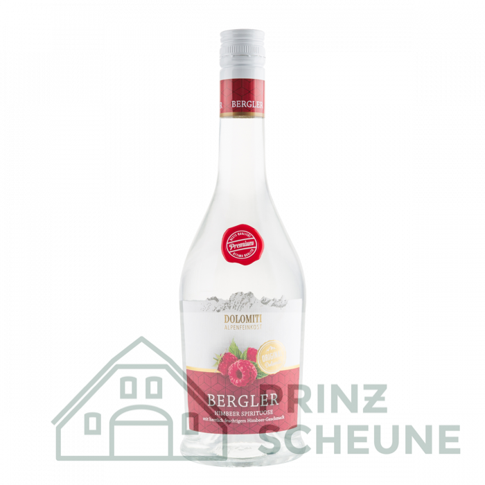 [60.01.00.70] Dolomiti Bergler Himbeer Schnaps 38% Vol (0,7 Liter)