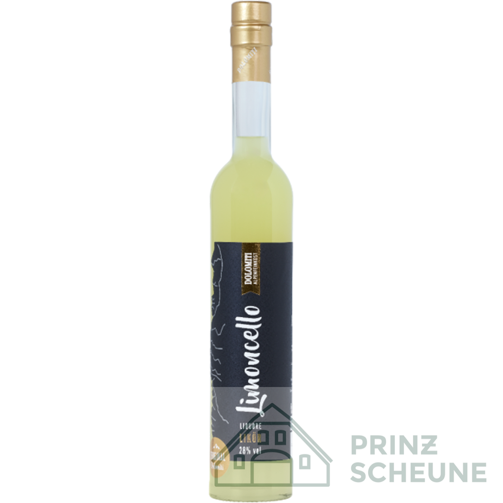 [61.04.00.50] Dolomiti Limoncello Likör 28% Vol (0,5 Liter)