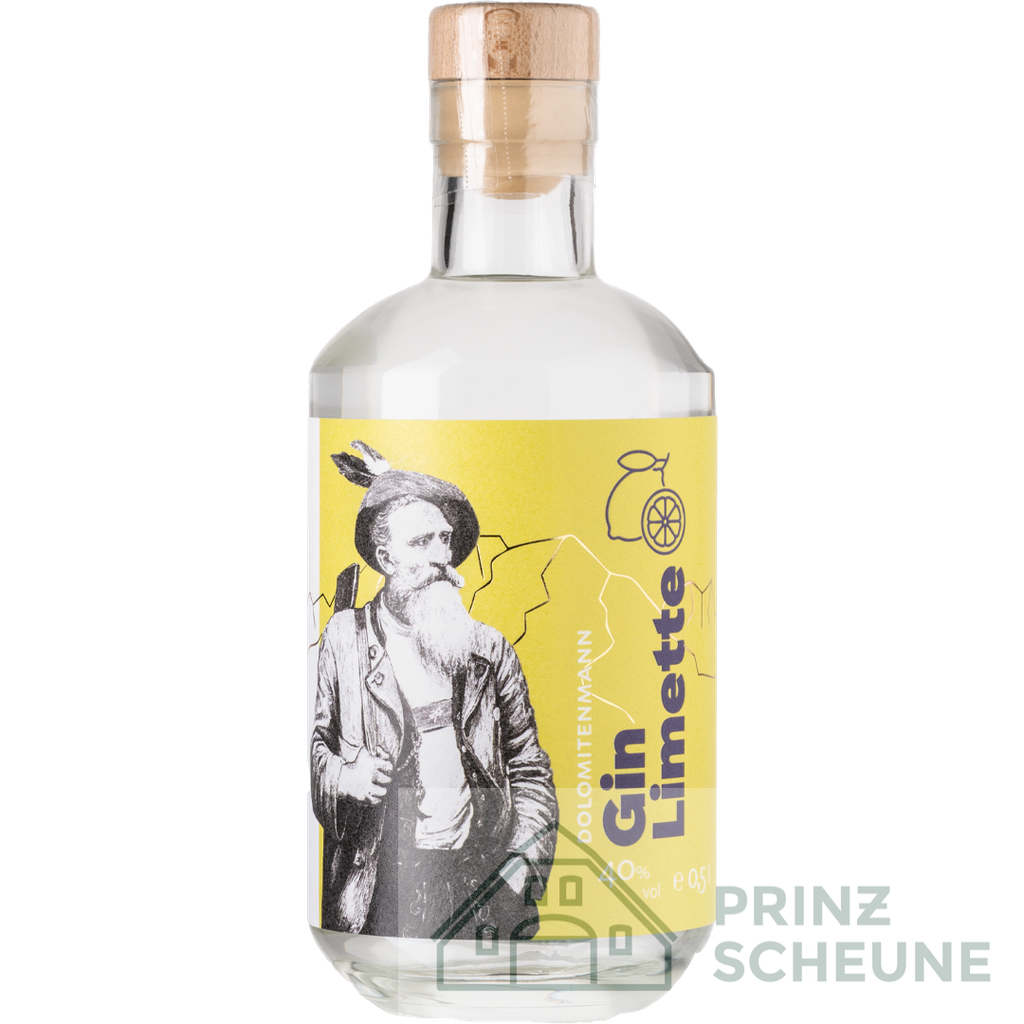[62.02.00.50] Dolomiti Gin Limette 40% Vol (0,5 Liter)