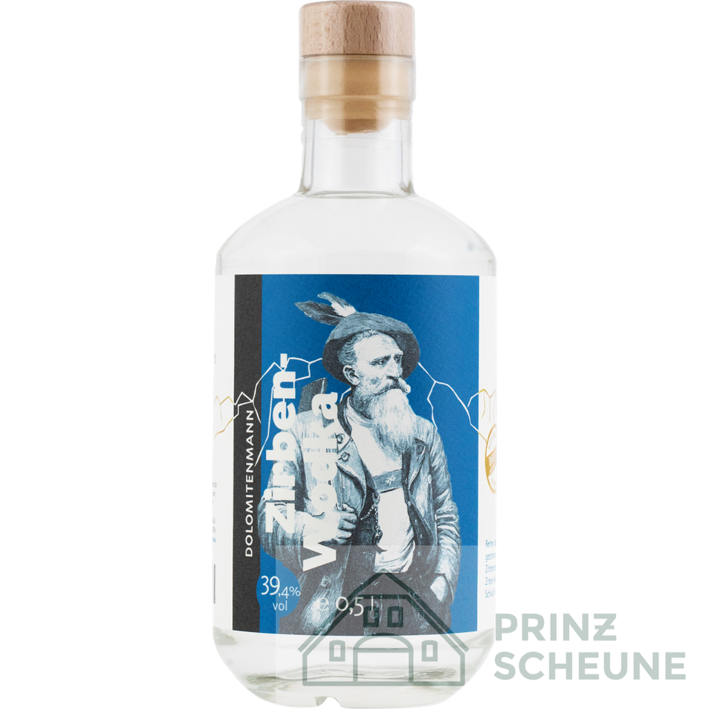 [62.04.00.50] Dolomiti Zirben Wodka 40% Vol (0,5 Liter)