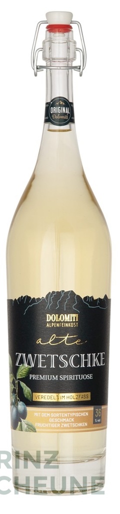 [64.02.01.00] Dolomiti Alte Zwetschke 36% Vol (1,0 Liter)