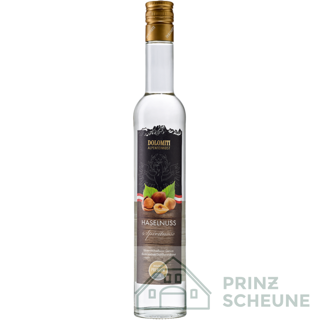 [60.04.00.50] Dolomiti Haselnuss Spirituose 35% Vol (0,5 Liter)