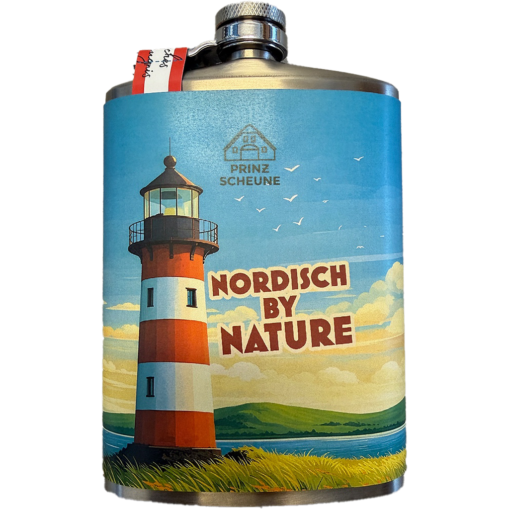 Flachmann Leuchtturm "Nordisch by Nature" Butter Scotch Sweet 18%       0,2 Liter  