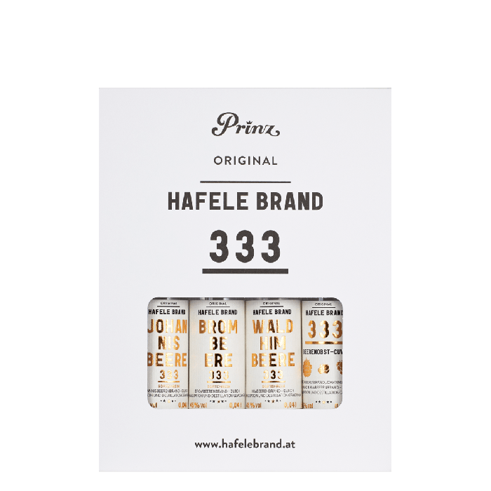 Die kleinen Hafele 333 - feinste Beeren 4 St. 4 cl