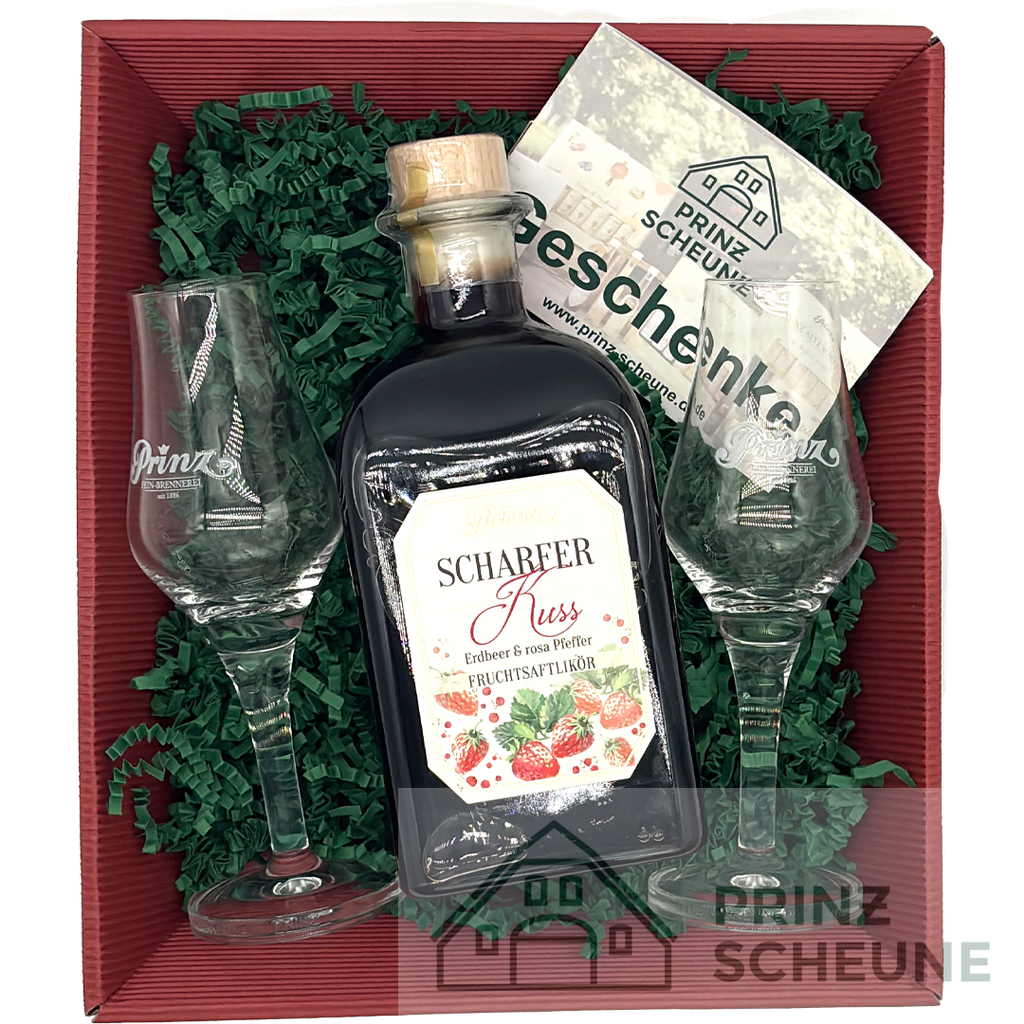 Prinz Scheune Geschenk Nr. 11.3 "Scharfe Kuss-Box"