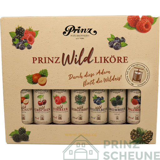 [17.04.00.28] Die kleinen Wilden "Wild Liköre" 7 St. 4 cl