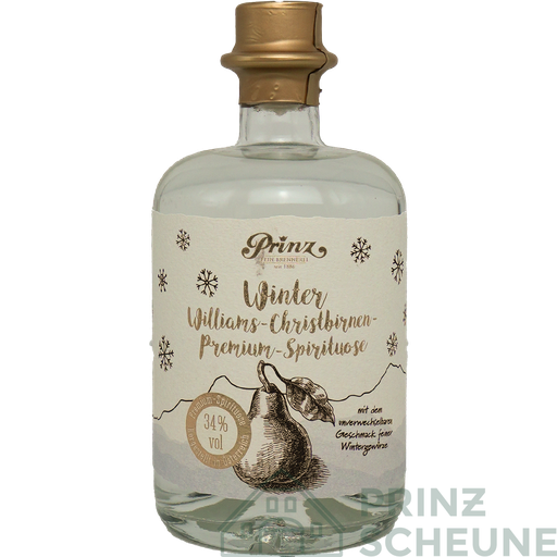 Winter Williams-Christbirnen Schnaps 34% Vol