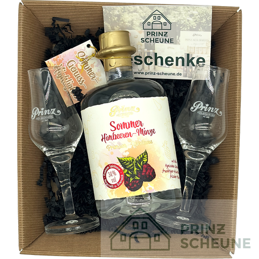 [50.68.00.50] Prinz Scheune Geschenk Nr. 8.6 "Sommer Himbeeren-Minze - Box"