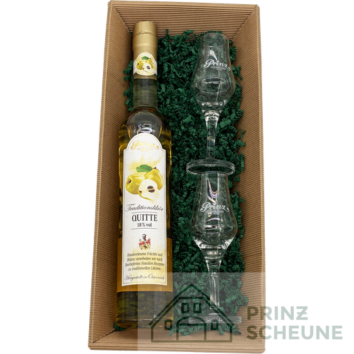 [50.80.00.50] Prinz Scheune Geschenk Nr. 14.1 "Quitten Likör - Box"